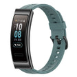 For Huawei Band 3 Solid Color Silicone Watch Band(Rock Cyan) - Smart Wear by PMC TechLife | Online Shopping South Africa | PMC TechLife