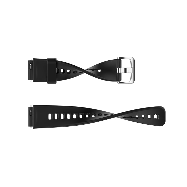 For Huawei Band 3 Solid Color Silicone Watch Band(Grey)