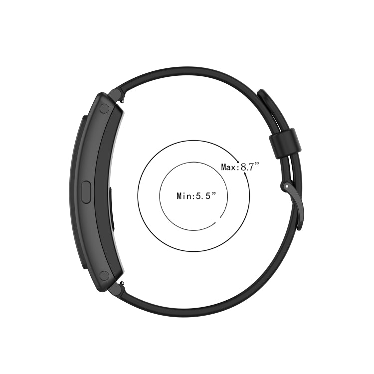 For Huawei Band 3 Solid Color Silicone Watch Band(Grey)