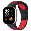 For Redmi Watch 3 Sports Two-Color Silicone Watch Band(Black+Red) - Smart Wear by PMC TechLife | Online Shopping South Africa | PMC TechLife