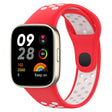 For Redmi Watch 3 Sports Two-Color Silicone Watch Band(Red+White) - Smart Wear by PMC TechLife | Online Shopping South Africa | PMC TechLife