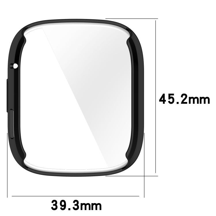 For Redmi Watch 3 TPU Fully Enclosed Watch Protective Case(Gold)
