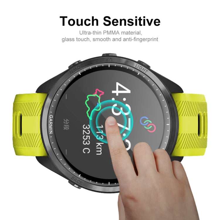 1pcs For Garmin Forerunner 965 ENKAY Hat-Prince 3D Full Coverage Soft PC Edge + PMMA HD Screen Protector Film