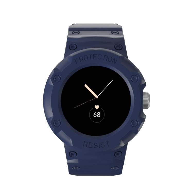 For Google Pixel Watch JUNSUNMAY Integrated TPU Adjustable Elastic Watch Band(Grey)