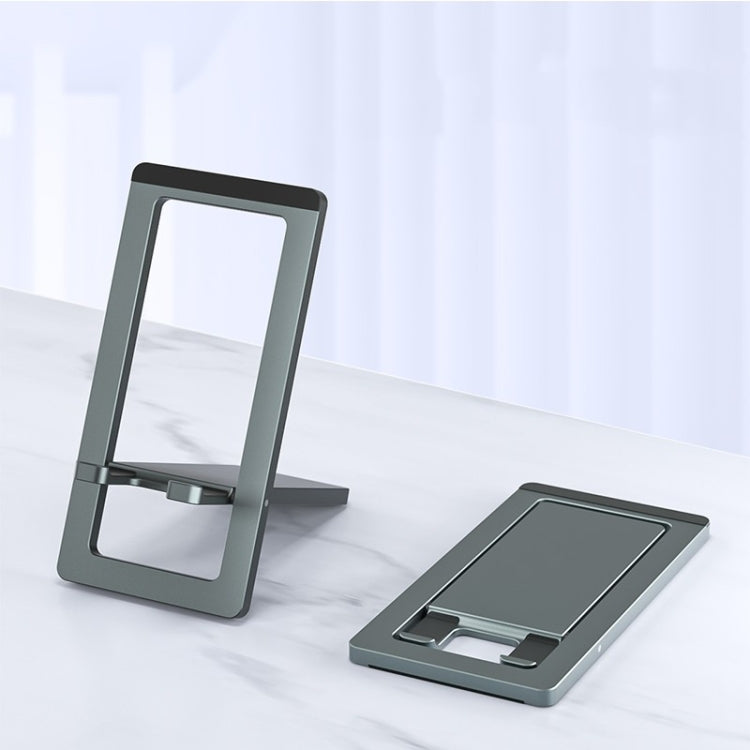 H18 Multifunctional Portable Phone Tablet Desktop Folding Stand(Silver)