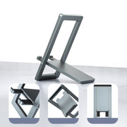 H18 Multifunctional Portable Phone Tablet Desktop Folding Stand(Gray)