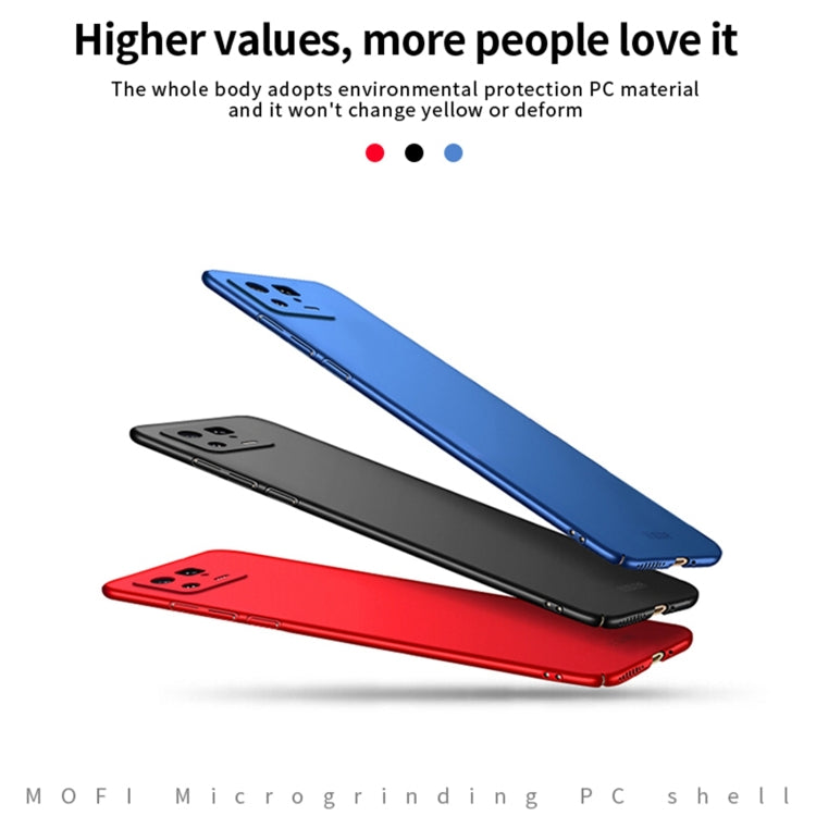 For Xiaomi 13 MOFI Frosted Ultra-thin PC Hard Case(Blue)