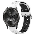 For GarminMove Trend 20mm Breathable Two-Color Silicone Watch Band(White+Black) -  by PMC TechLife | Online Shopping South Africa | PMC TechLife