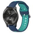 For GarminMove Trend 20mm Breathable Two-Color Silicone Watch Band(Blue+Teal) - Watch Bands by PMC TechLife | Online Shopping South Africa | PMC TechLife