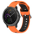 For Garmin Vivoactive3 20mm Breathable Two-Color Silicone Watch Band(Orange+Black) -  by PMC TechLife | Online Shopping South Africa | PMC TechLife