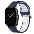 For Amazfit GTS 2E 20mm Breathable Two-Color Silicone Watch Band(Midnight Blue+White) -  by PMC TechLife | Online Shopping South Africa | PMC TechLife