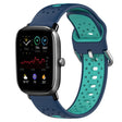 For Amazfit GTS 2 Mini 20mm Breathable Two-Color Silicone Watch Band(Blue+Water Duck) - Watch Bands by PMC TechLife | Online Shopping South Africa | PMC TechLife