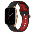 For Amazfit GTS 2 20mm Breathable Two-Color Silicone Watch Band(Black+Red) -  by PMC TechLife | Online Shopping South Africa | PMC TechLife