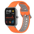 For Amazfit GTS 20mm Breathable Two-Color Silicone Watch Band(Orange+Grey) - Watch Bands by PMC TechLife | Online Shopping South Africa | PMC TechLife