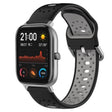 For Amazfit GTS 20mm Breathable Two-Color Silicone Watch Band(Black+Grey) - Watch Bands by PMC TechLife | Online Shopping South Africa | PMC TechLife