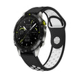 For Garmin MARQ Athlete Gen 2 22mm Sports Breathable Silicone Watch Band(Black+White) -  by PMC TechLife | Online Shopping South Africa | PMC TechLife