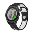 For Garmin Approach S62 22mm Sports Breathable Silicone Watch Band(Black+White) -  by PMC TechLife | Online Shopping South Africa | PMC TechLife