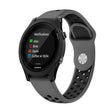 For Garmin Forerunner 935 22mm Sports Breathable Silicone Watch Band(Grey+Black) -  by PMC TechLife | Online Shopping South Africa | PMC TechLife