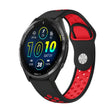 For Garmin Forerunner 965 22mm Sports Breathable Silicone Watch Band(Black+Red) -  by PMC TechLife | Online Shopping South Africa | PMC TechLife