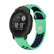 For Garmin Instinct 2 22mm Sports Breathable Silicone Watch Band(Mint Green+Midnight Blue) -  by PMC TechLife | Online Shopping South Africa | PMC TechLife