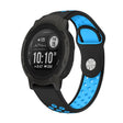 For Garmin Instinct 2 22mm Sports Breathable Silicone Watch Band(Black+Blue) -  by PMC TechLife | Online Shopping South Africa | PMC TechLife