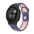 For Garmin Instinct 2 22mm Sports Breathable Silicone Watch Band(Midnight Blue+Pink) -  by PMC TechLife | Online Shopping South Africa | PMC TechLife