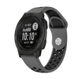 For Garmin Instinct 22mm Sports Breathable Silicone Watch Band(Grey+Black) -  by PMC TechLife | Online Shopping South Africa | PMC TechLife