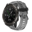 For Garmin D2 Delta PX 26mm Camouflage Printed Silicone Watch Band(Grey+Army Camouflage) -  by PMC TechLife | Online Shopping South Africa | PMC TechLife