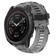 For Garmin Tactix 7 Pro 26mm Camouflage Printed Silicone Watch Band(Grey+Army Camouflage) -  by PMC TechLife | Online Shopping South Africa | PMC TechLife