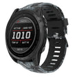 For Garmin Tactix 7 26mm Camouflage Printed Silicone Watch Band(Black+Digital  Camouflage) -  by PMC TechLife | Online Shopping South Africa | PMC TechLife