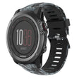 For Garmin Fenix 3 26mm Camouflage Printed Silicone Watch Band(Black+Digital  Camouflage) -  by PMC TechLife | Online Shopping South Africa | PMC TechLife
