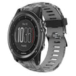 For Garmin Fenix 3 HR 26mm Camouflage Printed Silicone Watch Band(Grey+Army Camouflage) -  by PMC TechLife | Online Shopping South Africa | PMC TechLife