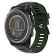 For Garmin Fenix 3 Sapphire 26mm Camouflage Printed Silicone Watch Band(Army Green+Bamboo Camouflage) -  by PMC TechLife | Online Shopping South Africa | PMC TechLife