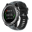 For Garmin Descent MK 1 26mm Camouflage Printed Silicone Watch Band(Black+Digital  Camouflage) -  by PMC TechLife | Online Shopping South Africa | PMC TechLife