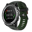 For Garmin Descent MK 1 26mm Camouflage Printed Silicone Watch Band(Army Green+Bamboo Camouflage) -  by PMC TechLife | Online Shopping South Africa | PMC TechLife