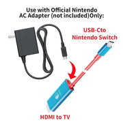 ENKAY ENK-CB136 6.6Ft. Type-C to HDMI Conversion Cable for Switch 4K HD Projection TV