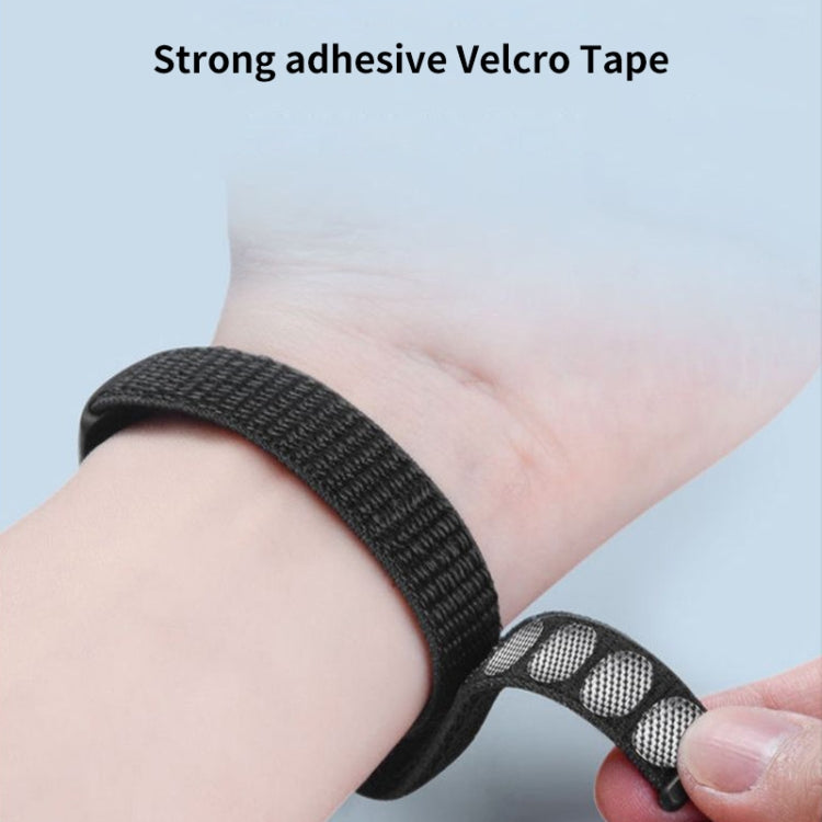 For Xiaomi Mi Band 8 ENKAY Hat-Prince 2 in 1 Set Full Coverage Screen Protector + Nylon Loop Watch Band(Rainbow+Purple)