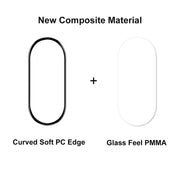 For Xiaomi Mi Band 8 ENKAY Hat-Prince 2 in 1 Set Full Coverage Screen Protector + Nylon Loop Watch Band(Black)