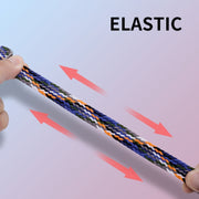For Xiaomi Mi Band 8 ENKAY Hat-Prince 2 in 1 Set Full Coverage Screen Protector + Elastic Braided Nylon Watch Band(Denim)