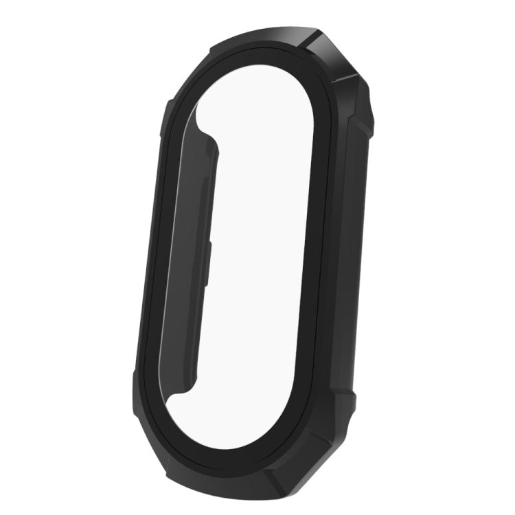 For Xiaomi Mi Band 8 ENKAY Hat-Prince Full Coverage PC Frame + Tempered Glass Film Watch Case(Blue)