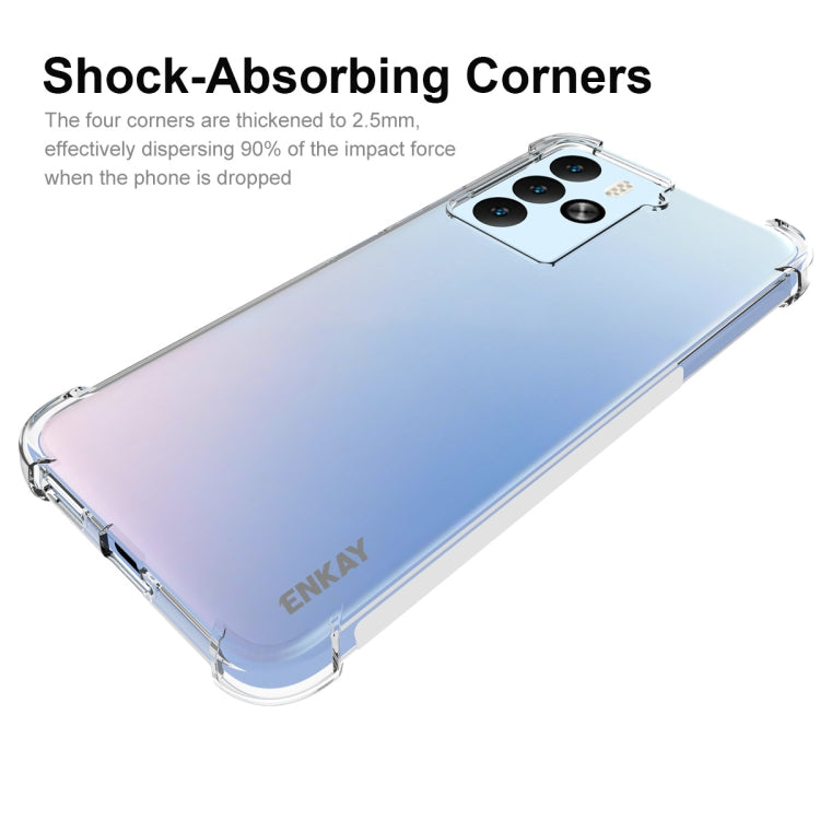 For HTC U23 Pro ENKAY Hat-Prince Transparent TPU Shockproof Phone Case