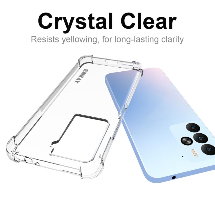 For HTC U23 Pro ENKAY Hat-Prince Transparent TPU Shockproof Phone Case