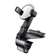 088 With Parking Phone Sign 360 Degrees Rotation Car Dashboard Mount Cell Phone Holder(Black)