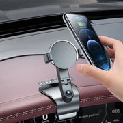 088 With Parking Phone Sign 360 Degrees Rotation Car Dashboard Mount Cell Phone Holder(Black)