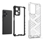 For Xiaomi Poco F5 Shockproof Honeycomb Phone Case(Green)