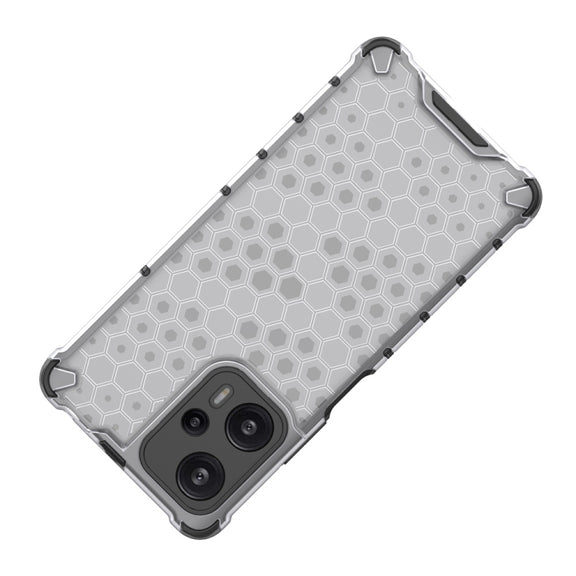 For Xiaomi Poco F5 Shockproof Honeycomb Phone Case(Green)