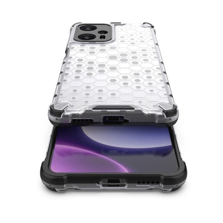 For Xiaomi Poco F5 Shockproof Honeycomb Phone Case(Green)