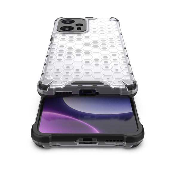 For Xiaomi Poco F5 Shockproof Honeycomb Phone Case(Green)