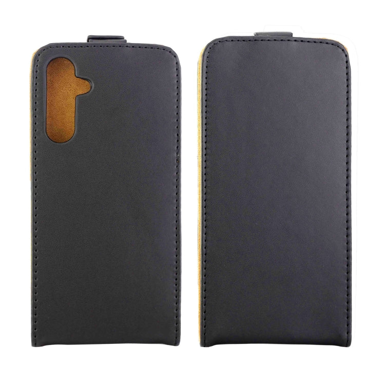 For Samsung Galaxy A54 5G Vertical Flip Leather Phone Case with Card Slot(Black)