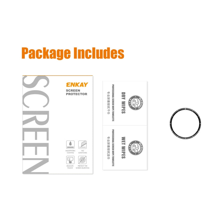 1pcs For Huawei Watch 4 Pro ENKAY 3D Full Coverage Soft PC Edge + PMMA HD Screen Protector Film